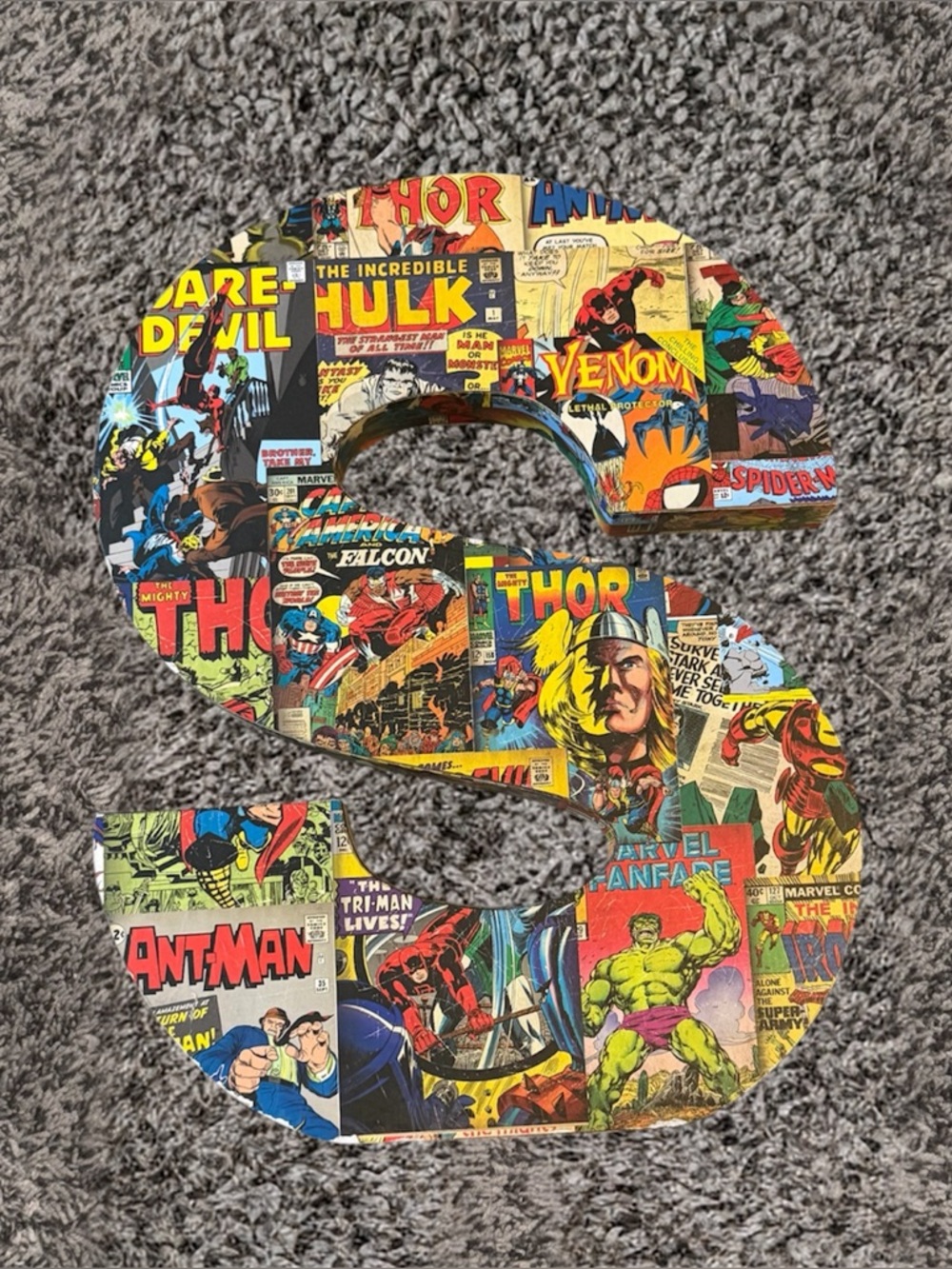 Marvel Comic Letter S